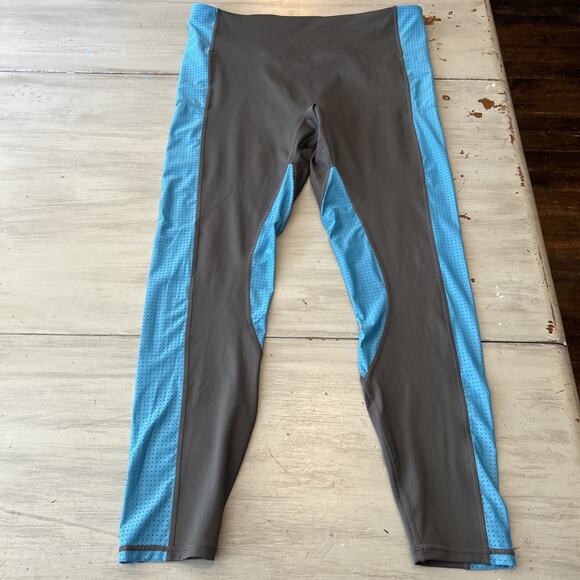 Fabletics Motion 365 Gray Blue Mesh High Waisted Legging Sz XXL - Picture 1 of 9